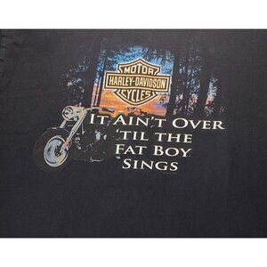 Harley Davidson Motorcycles black Size Large Tulsa Oklahoma.